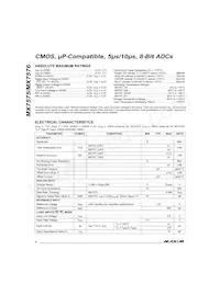 MX7576KEQP+T Datasheet Pagina 2