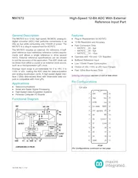 MX7672KN03 Datasheet Cover