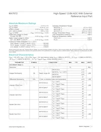 MX7672KN03 Datasheet Pagina 2