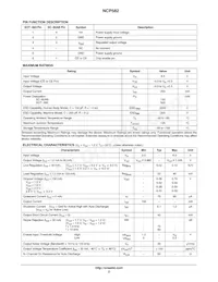 NCP582LXV33T2G Datasheet Pagina 2