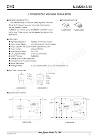 NJM2845DL1-03-TE1 Datasheet Cover