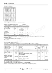 NJM2845DL1-03-TE1 Datasheet Pagina 2