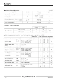 NJM317DL1-TE1 Datasheet Pagina 3