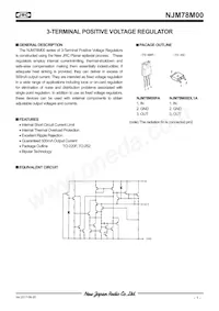 NJM78M06DL1ATE2 Datasheet Copertura