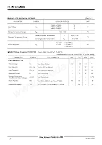 NJM78M06DL1ATE2 Datasheet Pagina 2