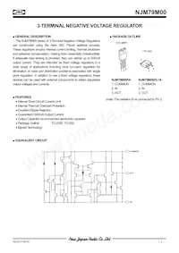 NJM79M15FA Datasheet Pagina 2