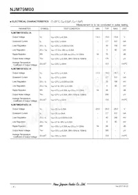 NJM79M15FA Datasheet Page 5