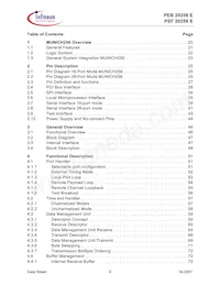 PEB 20256 E V2.2 Datasheet Pagina 9