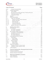 PEB 20256 E V2.2 Datasheet Pagina 10