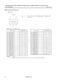 S-1132B55-I6T2G Datasheet Pagina 22