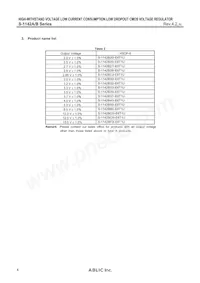S-1142A50I-E6T1U Datasheet Page 4