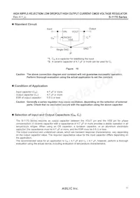 S-1170B55PD-OUOTFG Datasheet Page 11