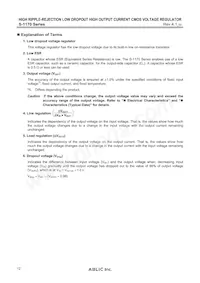 S-1170B55PD-OUOTFG Datasheet Pagina 12