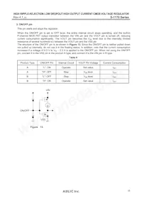 S-1170B55PD-OUOTFG Datasheet Pagina 15