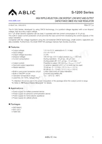 S-1200B55-I6T2G Datasheet Cover