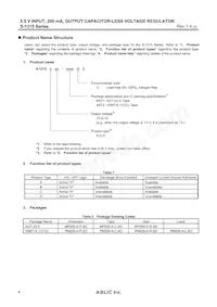 S-1315D41-M5T1U3 Datasheet Page 4