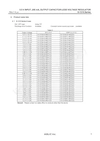 S-1315D41-M5T1U3 Datasheet Page 5