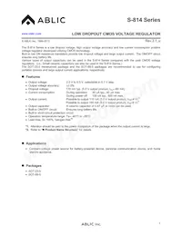 S-814A60AUC-BDYT2G Datasheet Copertura