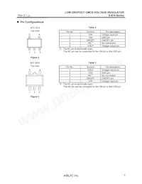 S-814A60AUC-BDYT2G Datasheet Pagina 5