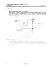 S-814A60AUC-BDYT2G Datasheet Pagina 12