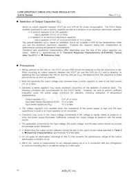 S-814A60AUC-BDYT2G Datasheet Page 14