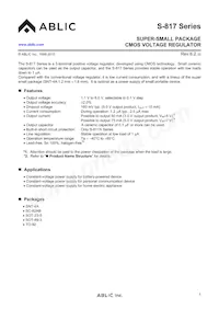 S-817B60AY-B-G Datasheet Copertura