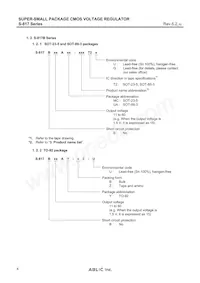 S-817B60AY-B-G Datasheet Pagina 4