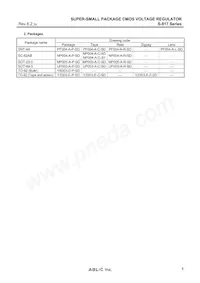 S-817B60AY-B-G Datasheet Pagina 5