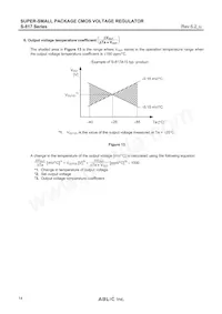 S-817B60AY-B-G Datasheet Page 14