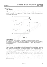 S-817B60AY-B-G Datasheet Page 15