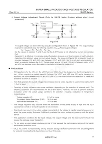 S-817B60AY-B-G Datasheet Page 19