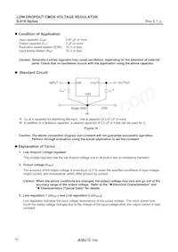 S-818A40AUC-BGUT2U Datasheet Page 10