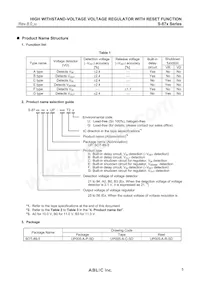 S-875294CUP-AHCT2U Datasheet Pagina 5