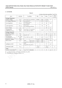 S-875294CUP-AHCT2U Datasheet Page 12