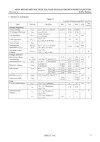 S-875294CUP-AHCT2U Datasheet Page 17