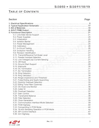 SI3019-F-KS Datasheet Pagina 3