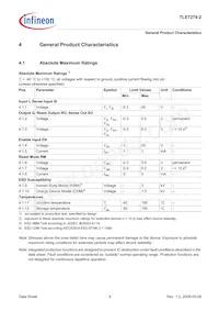 TLE72792GV26XUMA1 Datasheet Pagina 6