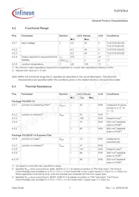 TLE72792GV26XUMA1 Datasheet Pagina 7