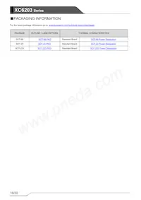 XC6203P602PR-G Datasheet Pagina 18