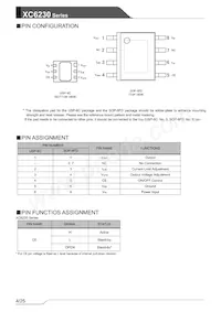 XC6230H001QR-G Datasheet Pagina 4