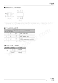 XC6604B181MR-G Datasheet Pagina 3