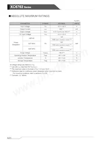 XC6702DJ01QR-G Datasheet Pagina 4