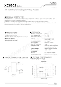 XC6902NC01PR-G Datasheet Copertura