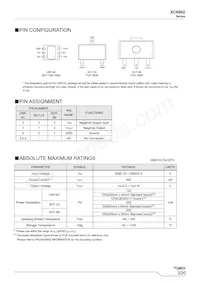 XC6902NC01PR-G Datasheet Pagina 3