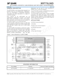 XRT75L06DIB-F Datasheet Copertura