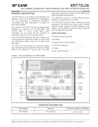 XRT75L06IB-F Datasheet Copertura