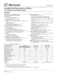 A3PE600-1PQG208 Datasheet Copertura