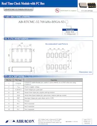 AB-RTCMC-32.768KHZ-B5GA-S3-T Datasheet Pagina 4
