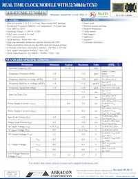 AB-RTCMK-32.768KHZ-T Datenblatt Cover