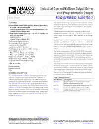 AD5750-1BCPZ Datasheet Copertura